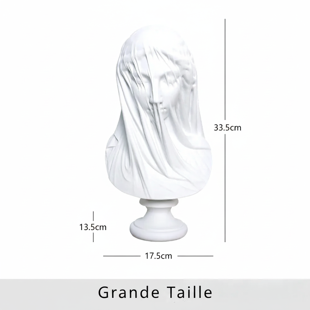 Buste voilé – Grande Taille