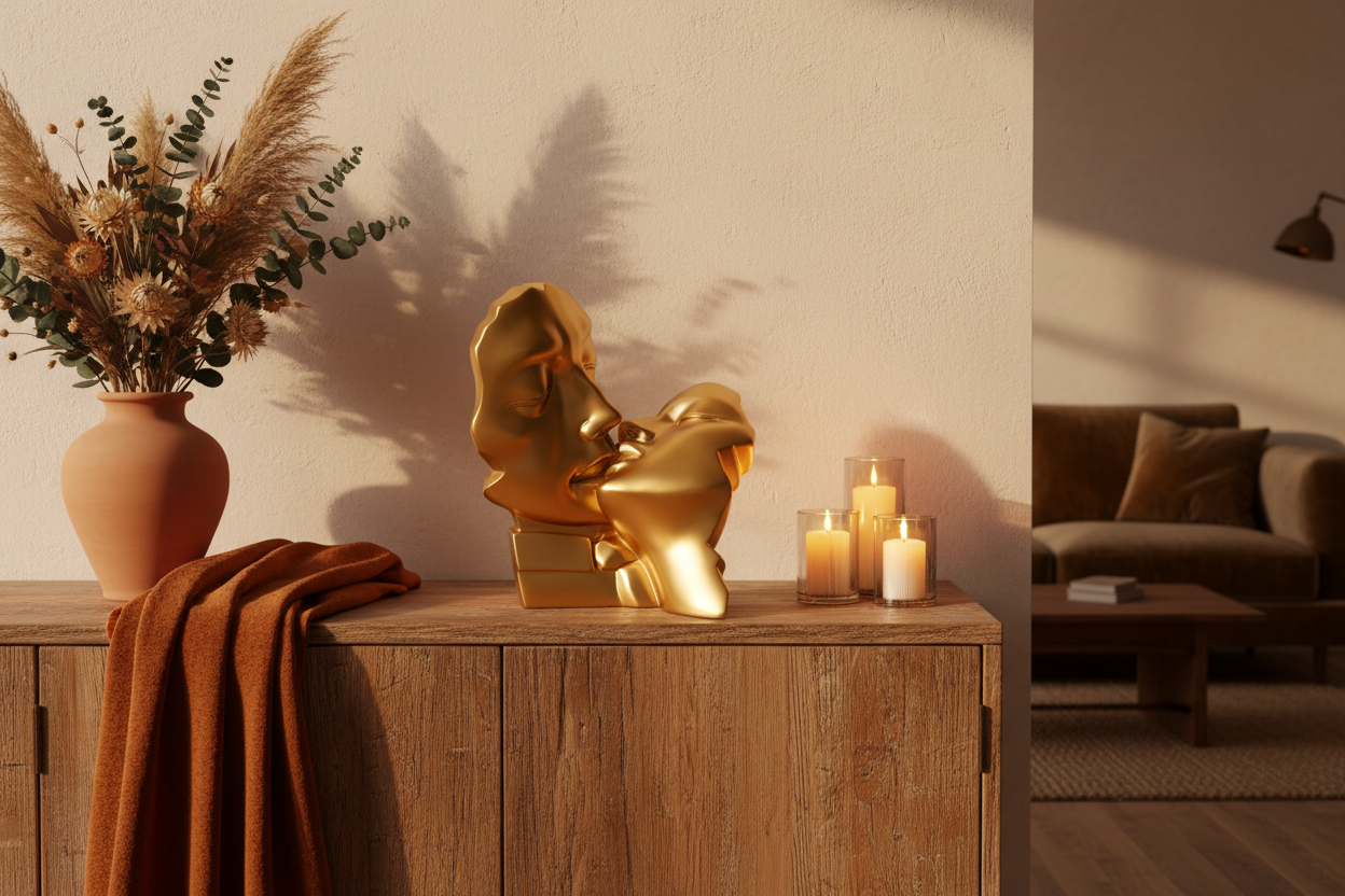 Lifestyle sculpture cosy buffet